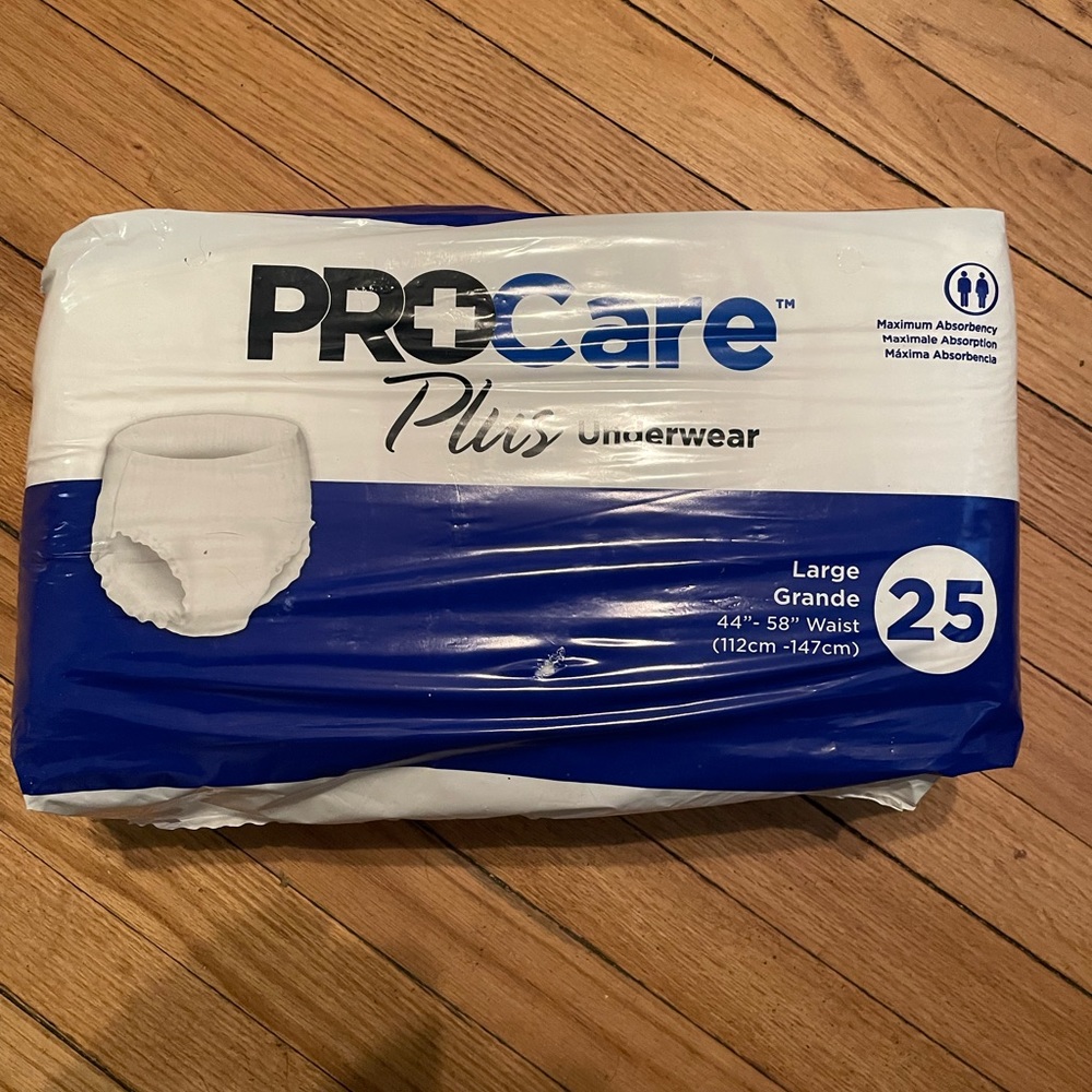 Procare Plus Underwear Large 25 count